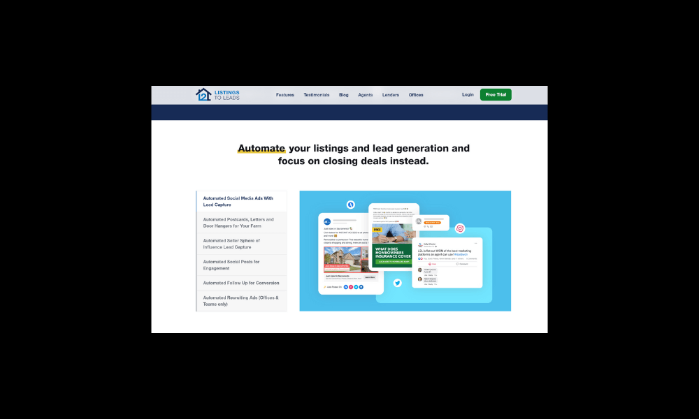 listings to leads