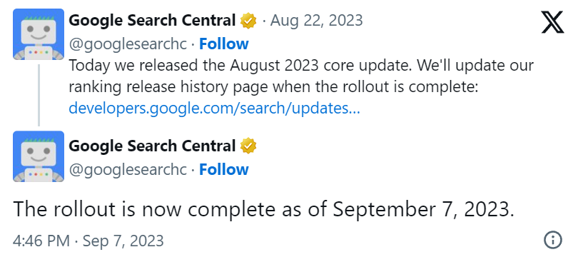 google rollout