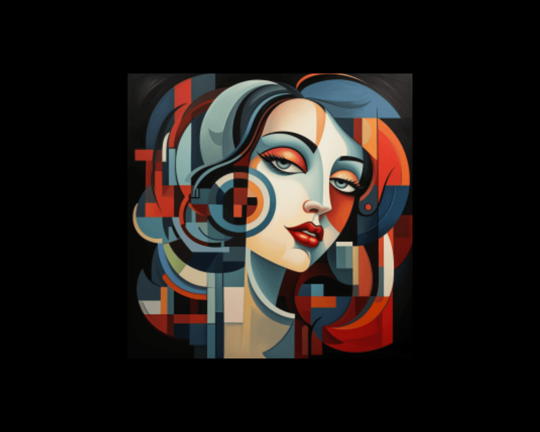 ChatGPT interpreted as a human in the cubism art style.