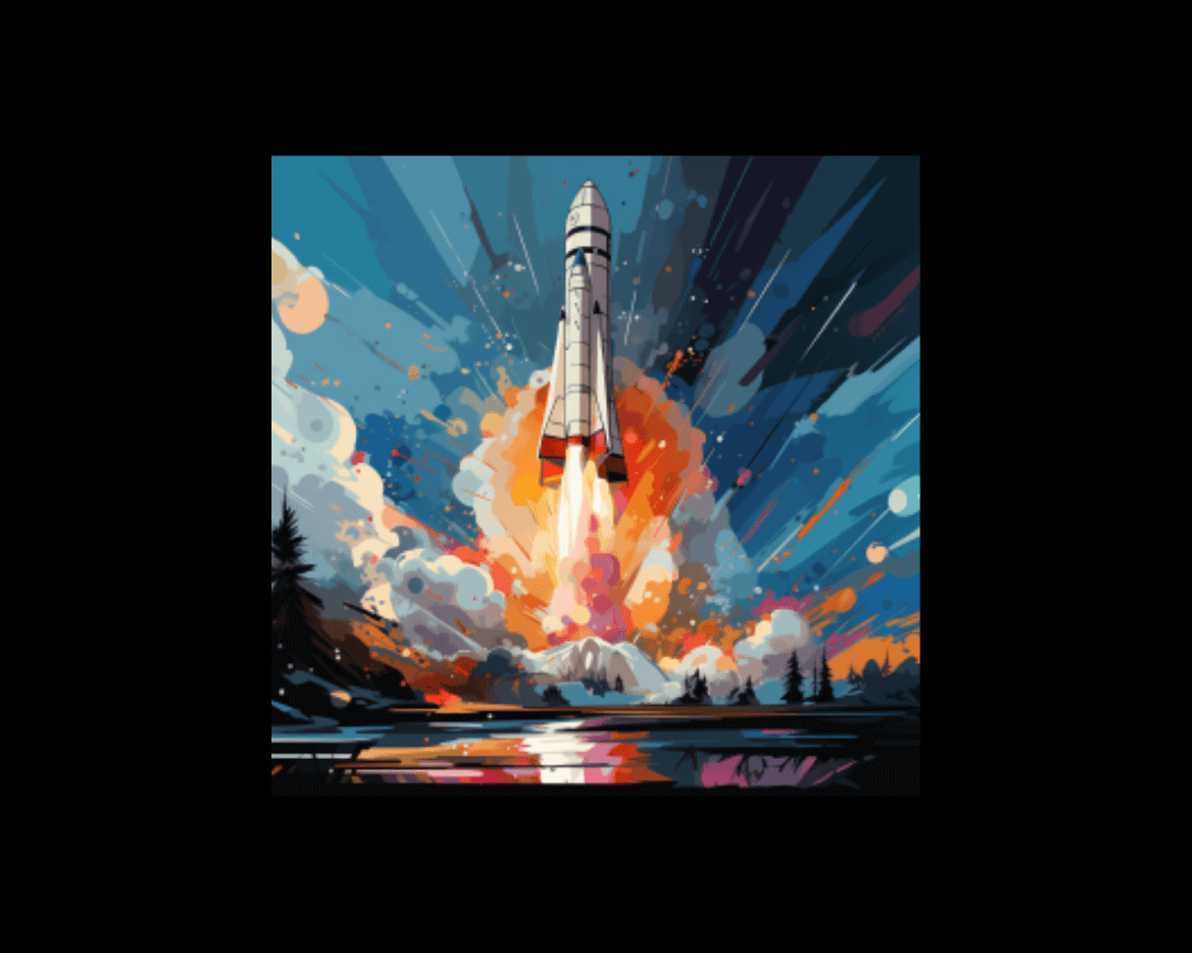 A rocket boost (like your sales will after reading this article) in WPAP art style.