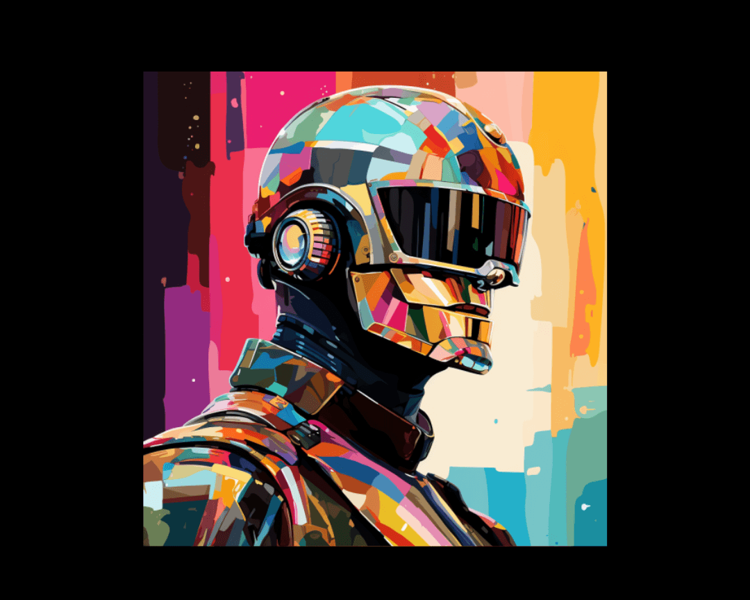 robot wpap style