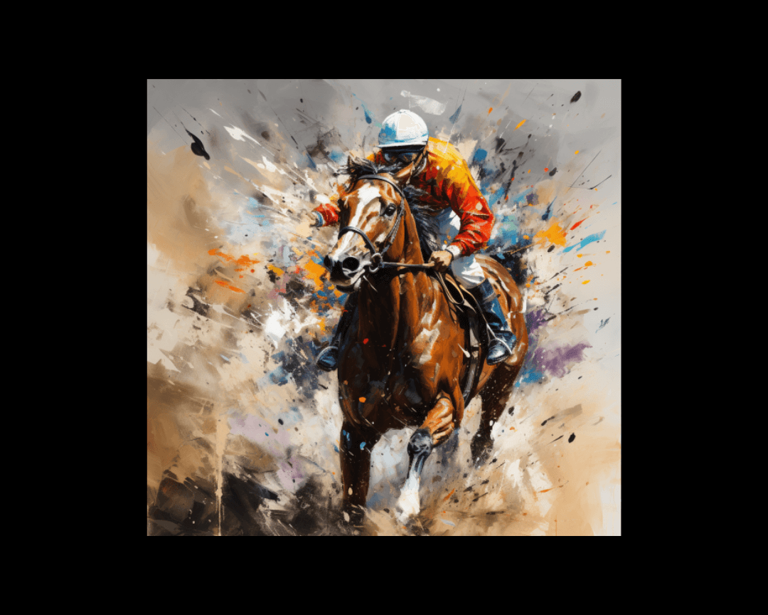 a horse racing