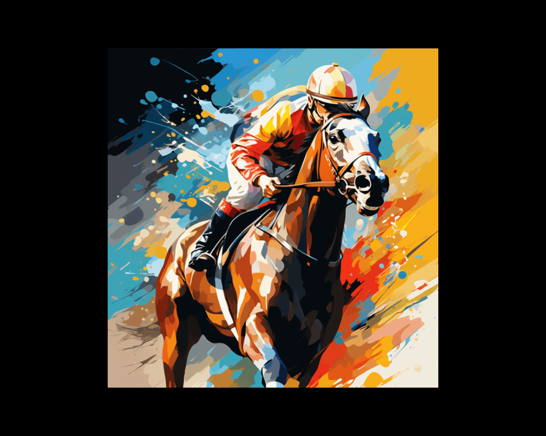 racing horse wpap style