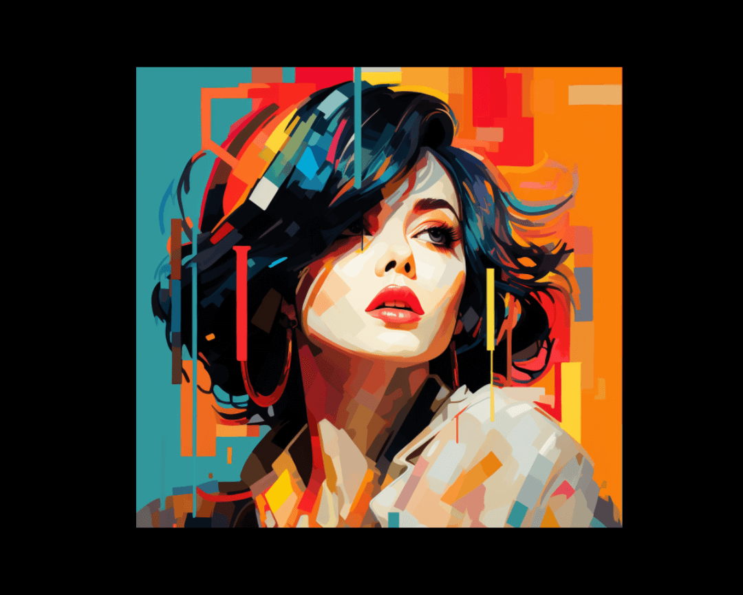 woman wpap style