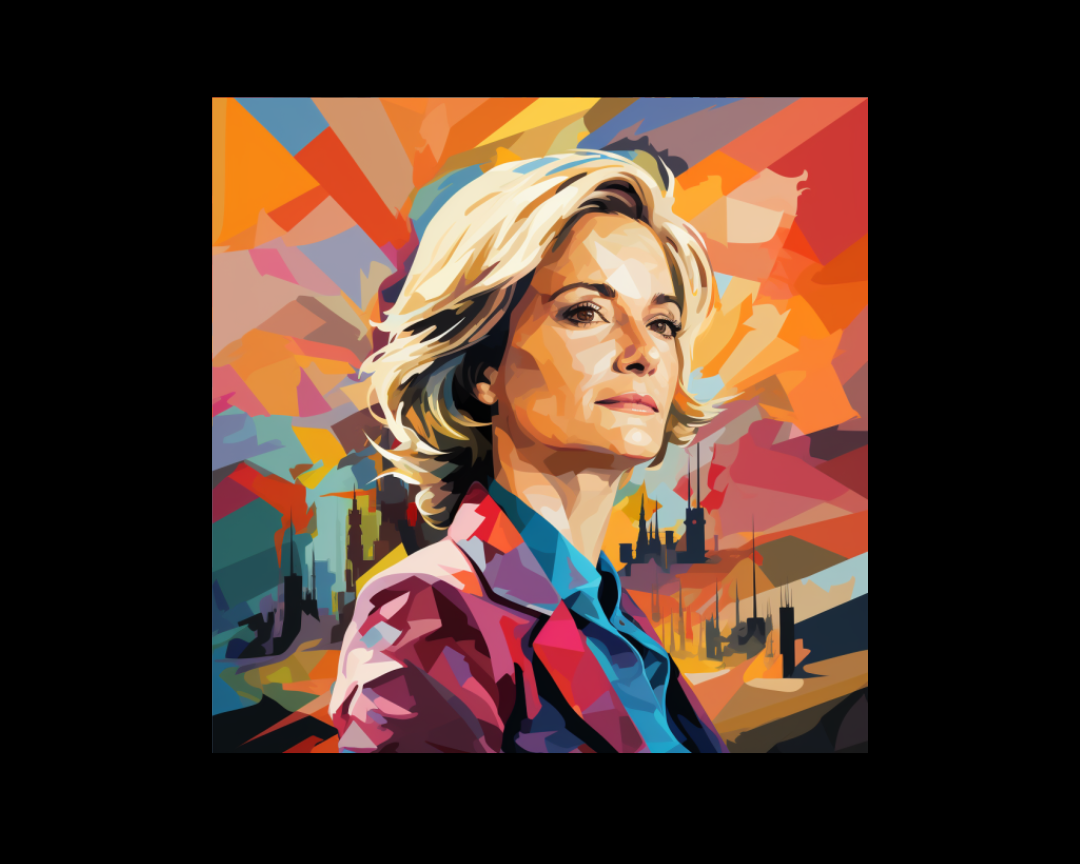 woman wpap style