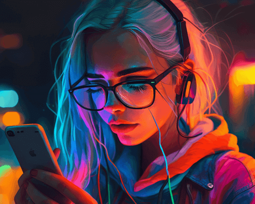 GIRL ON PHONE